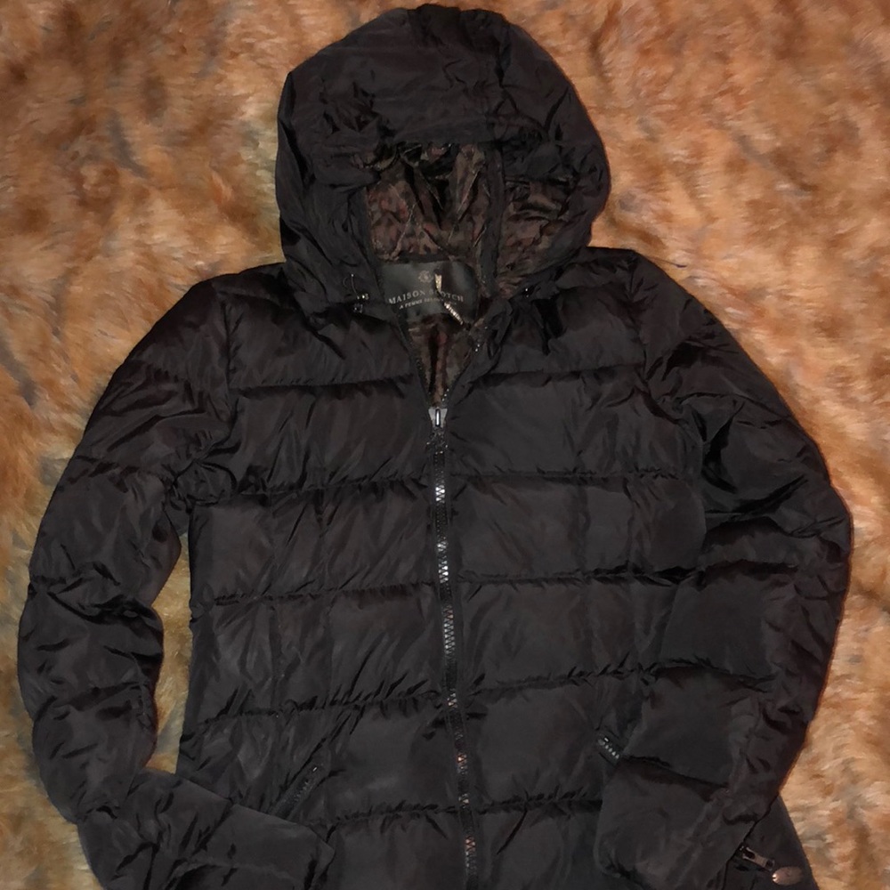Scotch & Soda- Maison Scotch black puffer jacket